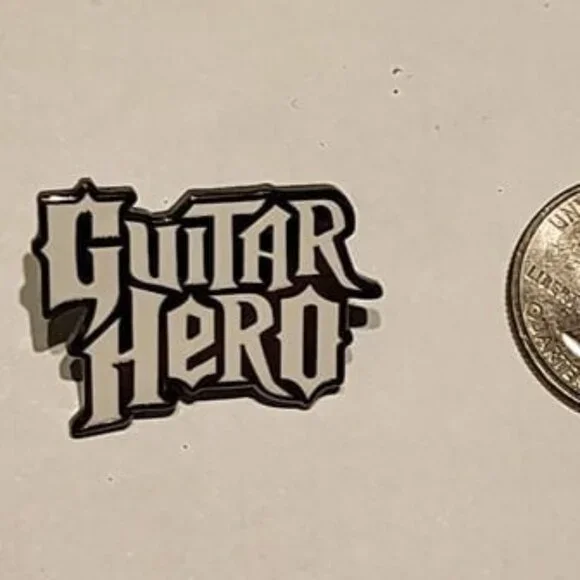 Retro Guitar Hero Nostalgia Enamel Pin - Activision Harmonix Collectible - Picture 4 of 4